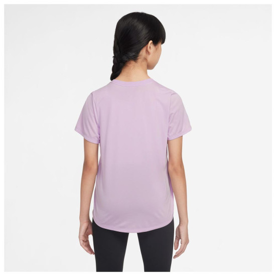 Nike Παιδική κοντομάνικη μπλούζα One Fitted Big Kids' (Girls') Dri-FIT T-Shirt